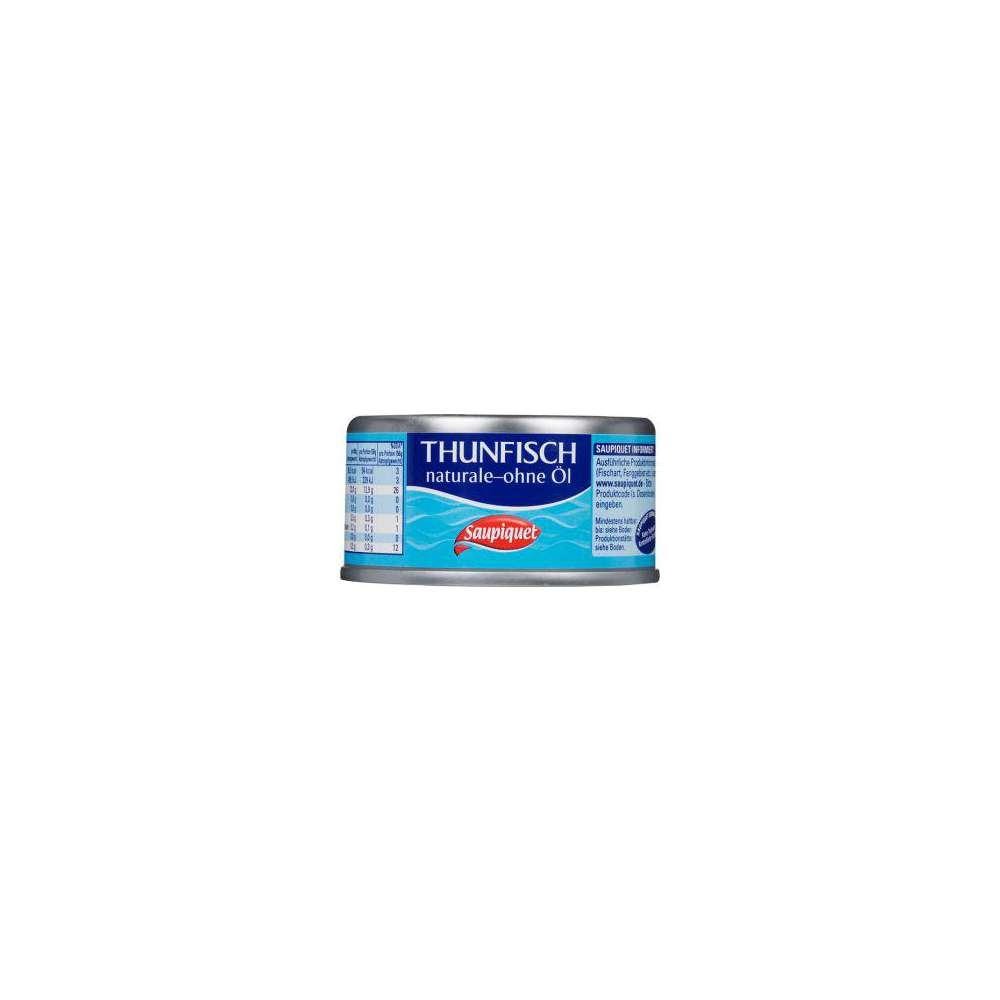 Tuna fillets, natural without oil