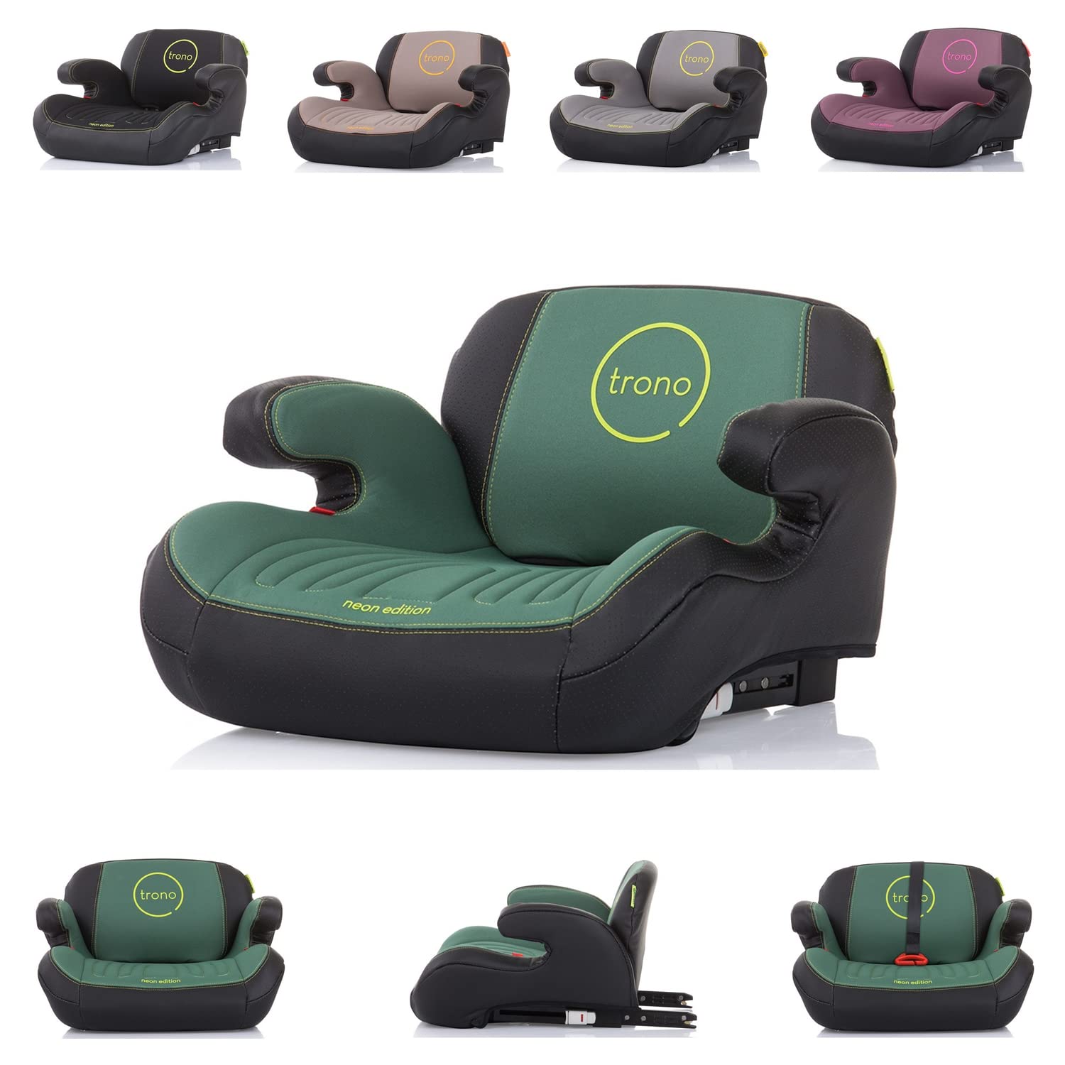 Chipolino Trono Isofix Child Booster Seat Group 3 (22-36 kg) Green