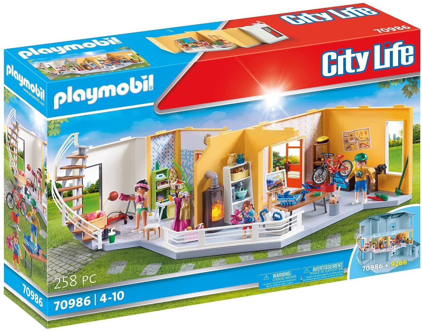 Playmobil Living house floor extension