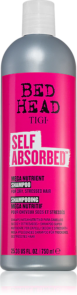 TIGI Bed Head Self absorbed shampoo with nourishing effect for dry and damaged hair