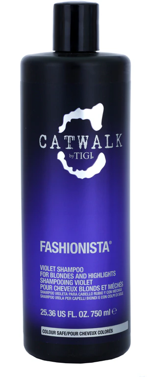 TIGI Catwalk Fashionista violet shampoo for blonde and mixed hair
