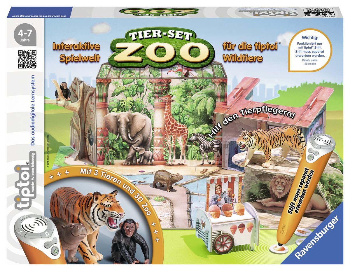 Ravensburger Tiptoii Tier Set Zoo