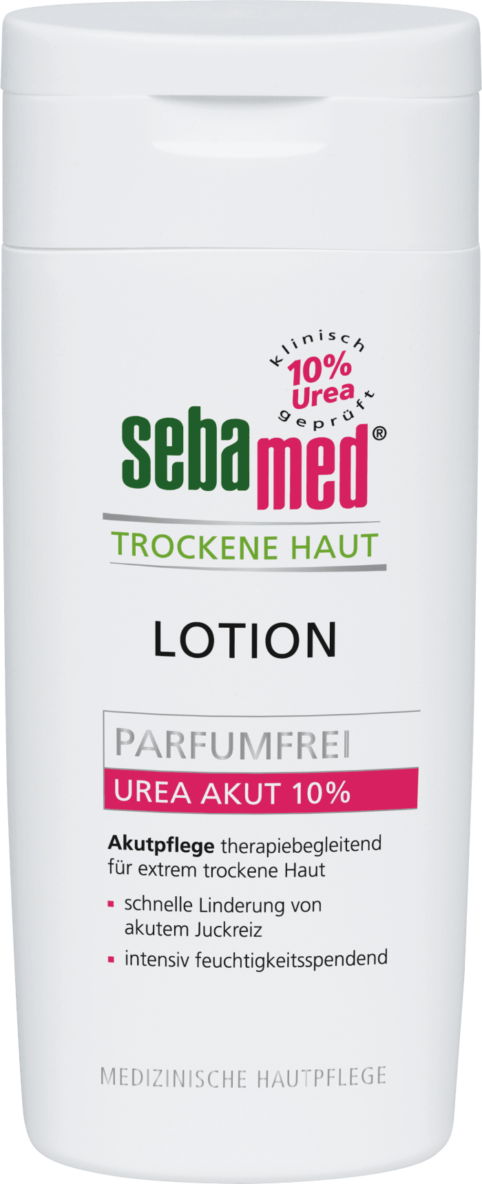 Body Lotion Dry Skin Perfume-Free Urea Akut 10%, 200 Ml