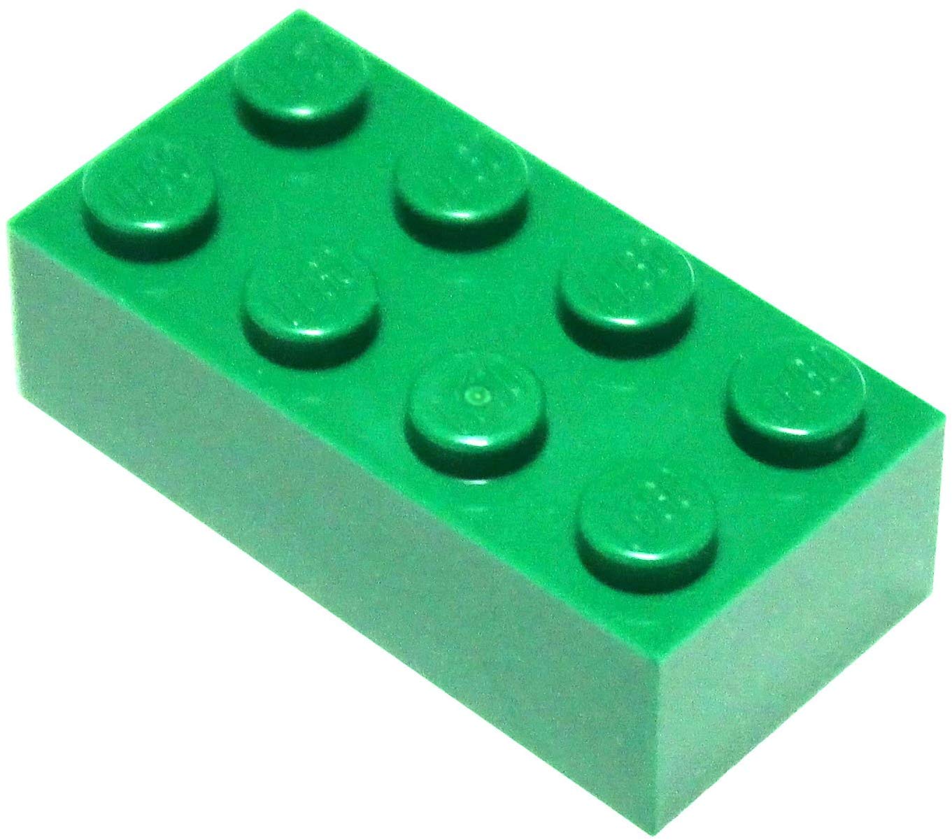20 Lego Brick 2 X 4 Green