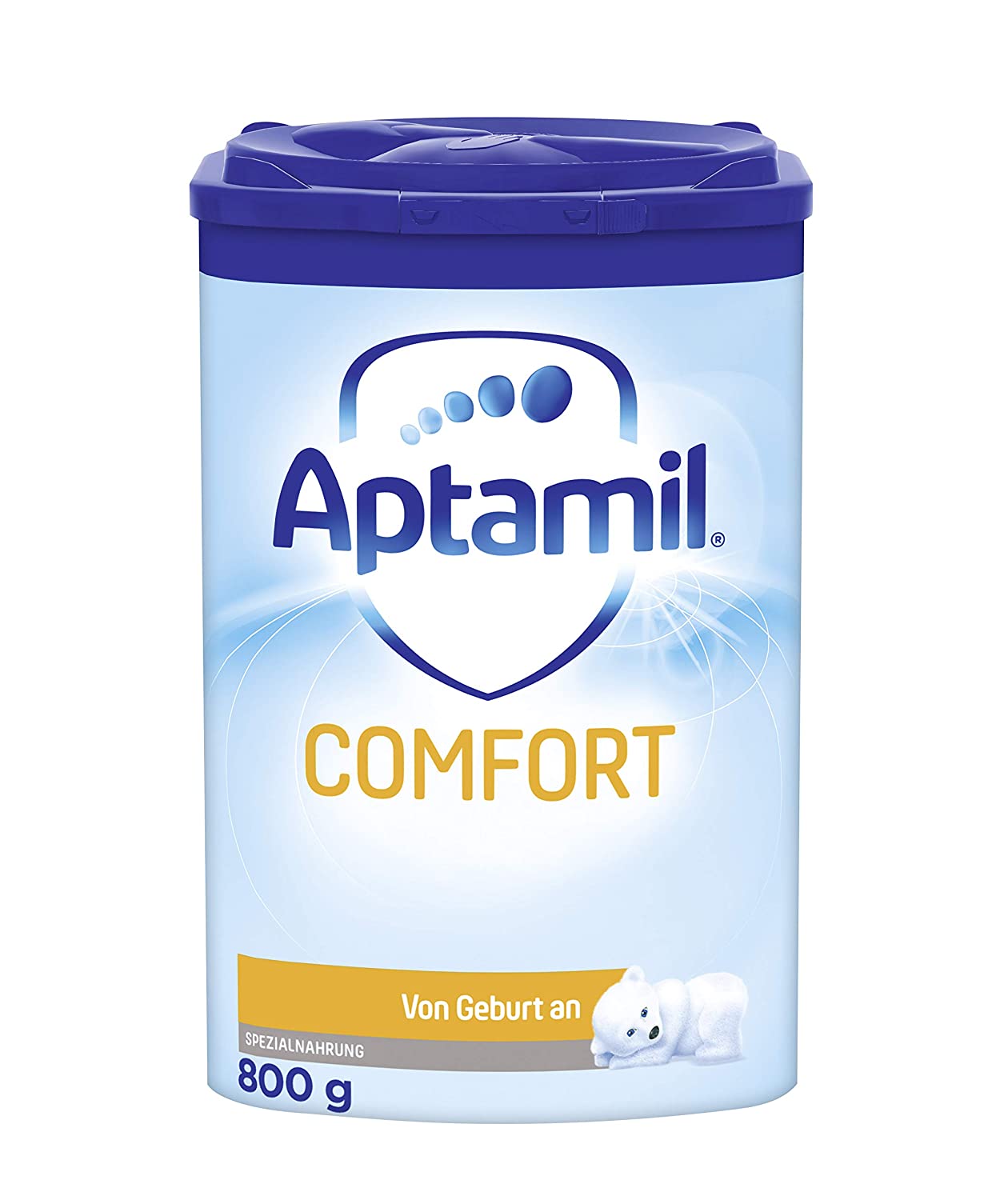Aptamil Comfort, Babynahrung von Geburt an (0-3 Monate), Baby-Milchpulver (1 x 800 g)
