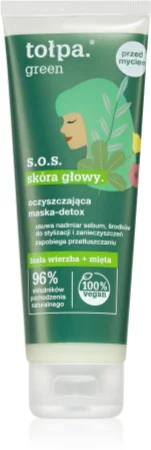 Tołpa Green S.O.S. Regenerating detoxifying scalp mask