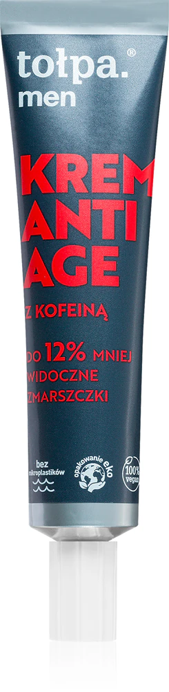 Tołpa Men smoothing face cream to correct signs of aging with caffeine