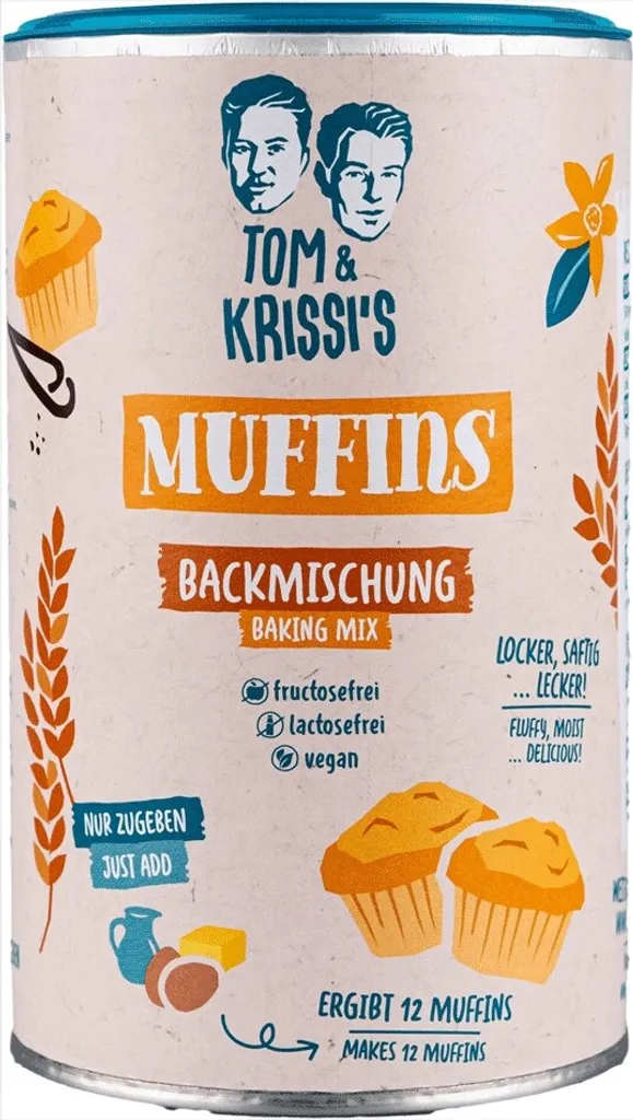 Tom & Krissis Muffin Mix 400g