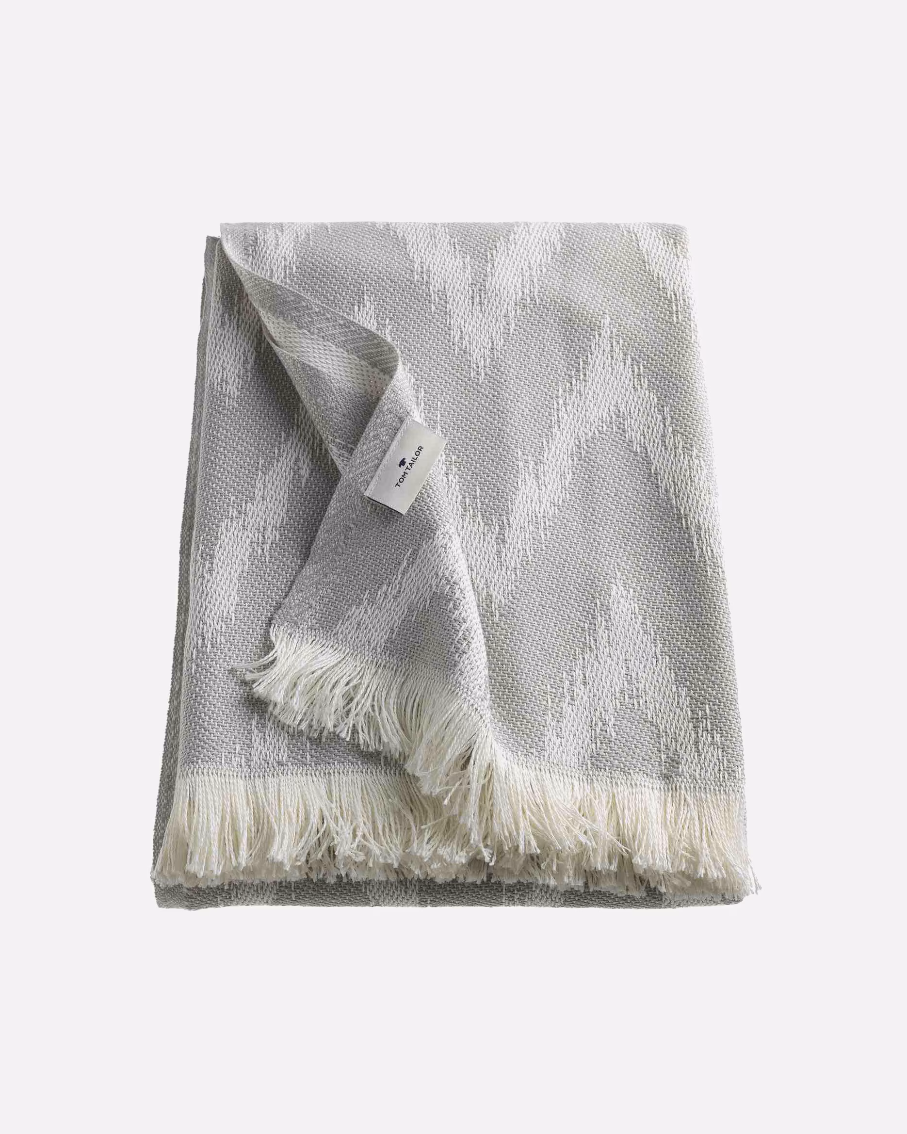 Tom Tailor blanket summer blanket ZIGZAG light blue