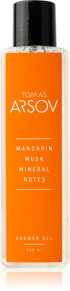 Tomas Arsov Mandarin Musk Mineral Notes perfumed shower gel with moisturizing effect