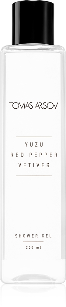 Tomas Arsov Yuzu Red Pepper Vetiver perfumed shower gel with moisturizing effect