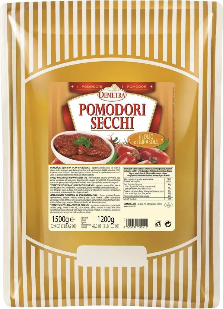 Dried tomatoes 1600 gr. - Demetra