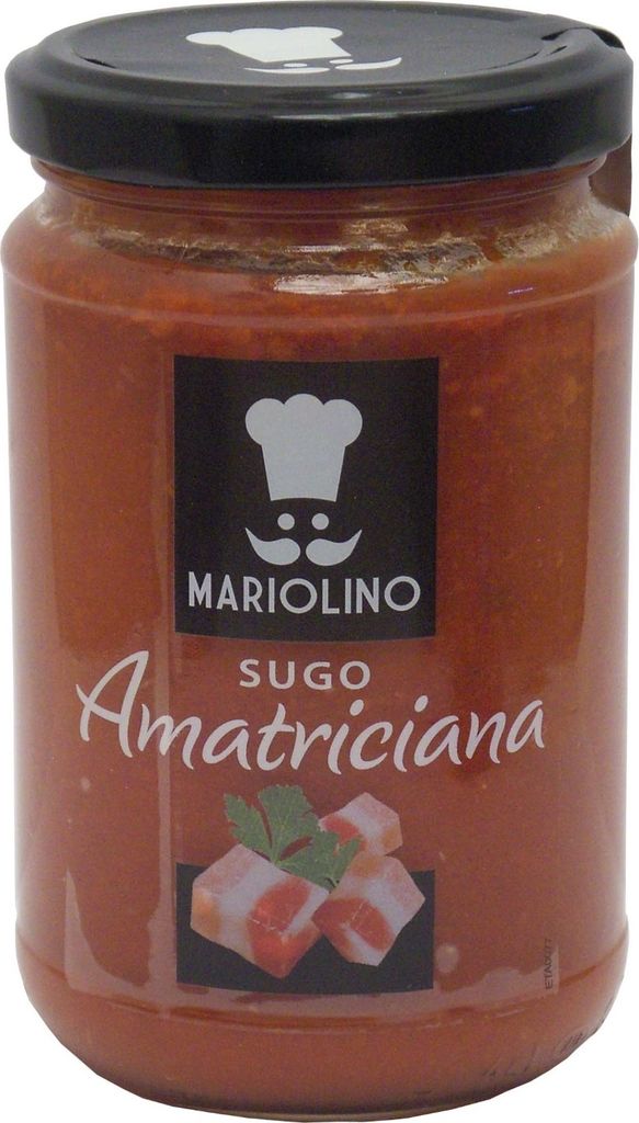 Tomato sauce amatriciana 314 ml. - Mariolino Sughi