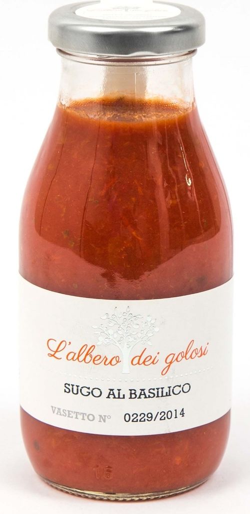 Tomatensauce mit Basilikum 250 ml . - Lalbero dei golosi