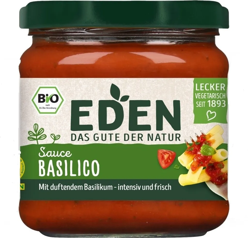 TOMATENSAUCE MIT BASILIKUM, 375 g - EDEN