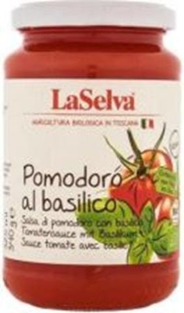 Tomatensauce mit Basilikum340 g Laselva