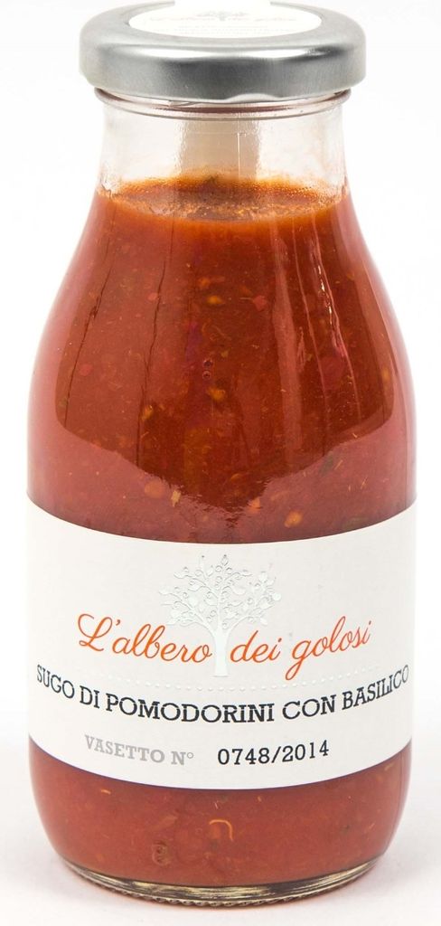 Tomato sauce with cherry tomatoes 250 ml. - Lalbero dei golosi