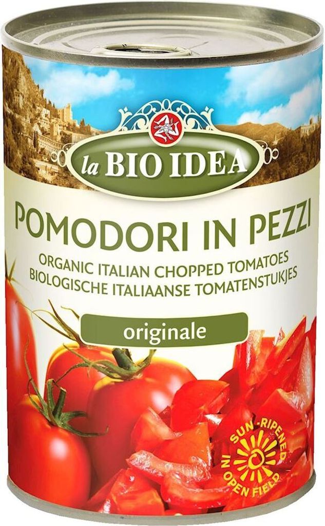 Skinless tomato slices, 400 g (can) - LAIDEA