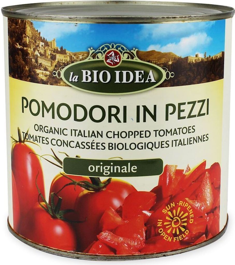 Skinless tomato slices 2.5 kg (1.5 kg) - HORECA