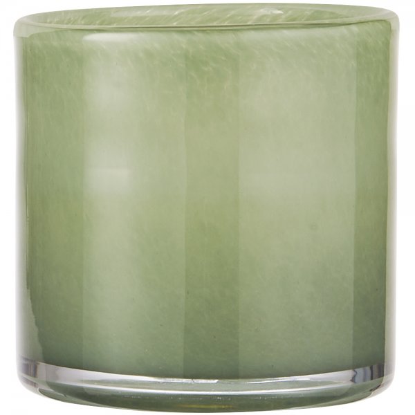 Pot Venecia solid-colored green glass 10x10 Ib Laursen