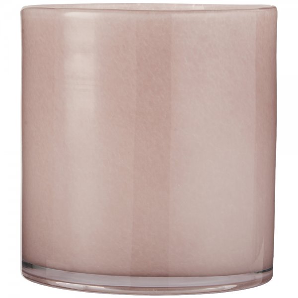 Pot Venecia solid pink glass Ib Laursen