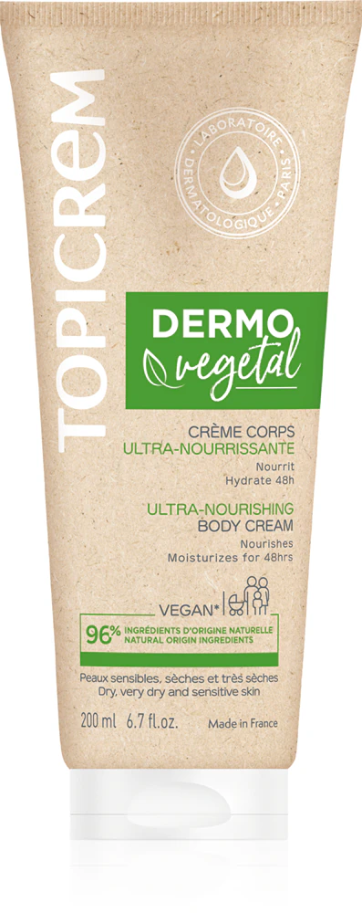 Topicrem Dermo Vegetal nourishing body cream for dry skin