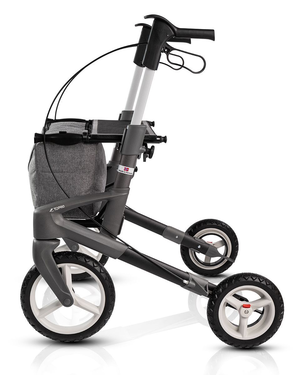 Topro Olympos ATR premium outdoor rollator with off-road wheels