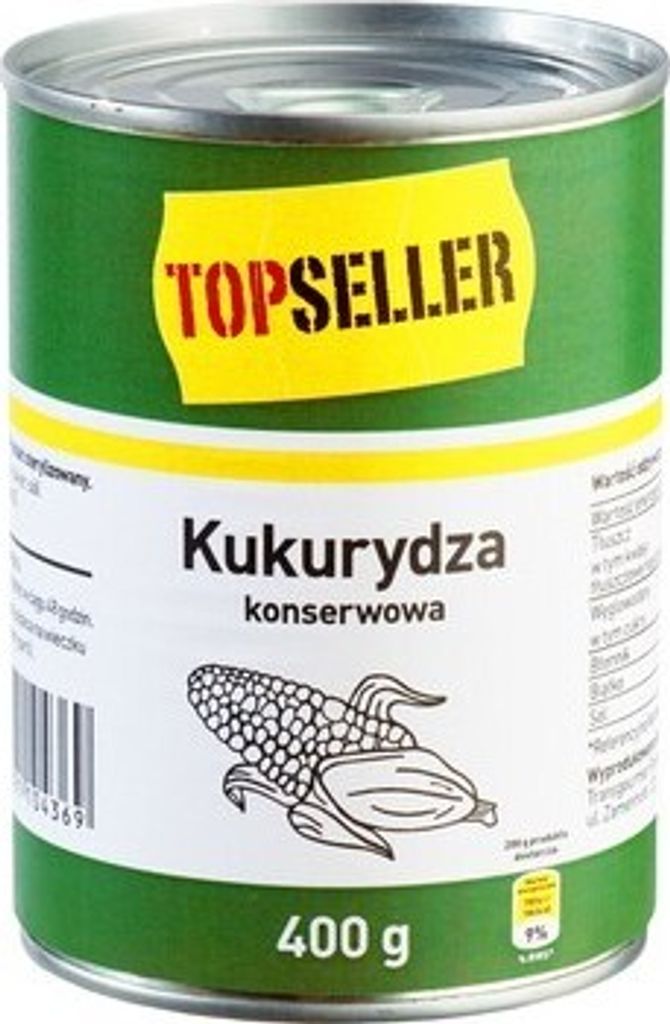 Top-selling canned corn 400g