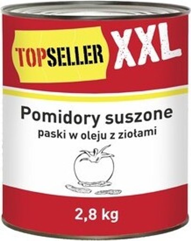 Topseller Xxl Tomatenstreifen in Öl getrocknet mit Kräutern 2.8Kg