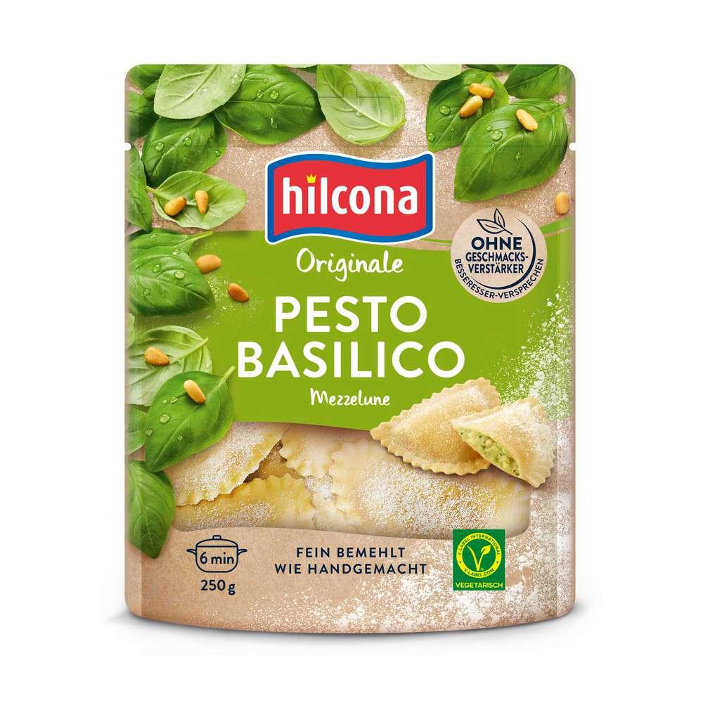 Tortelli, basil pesto