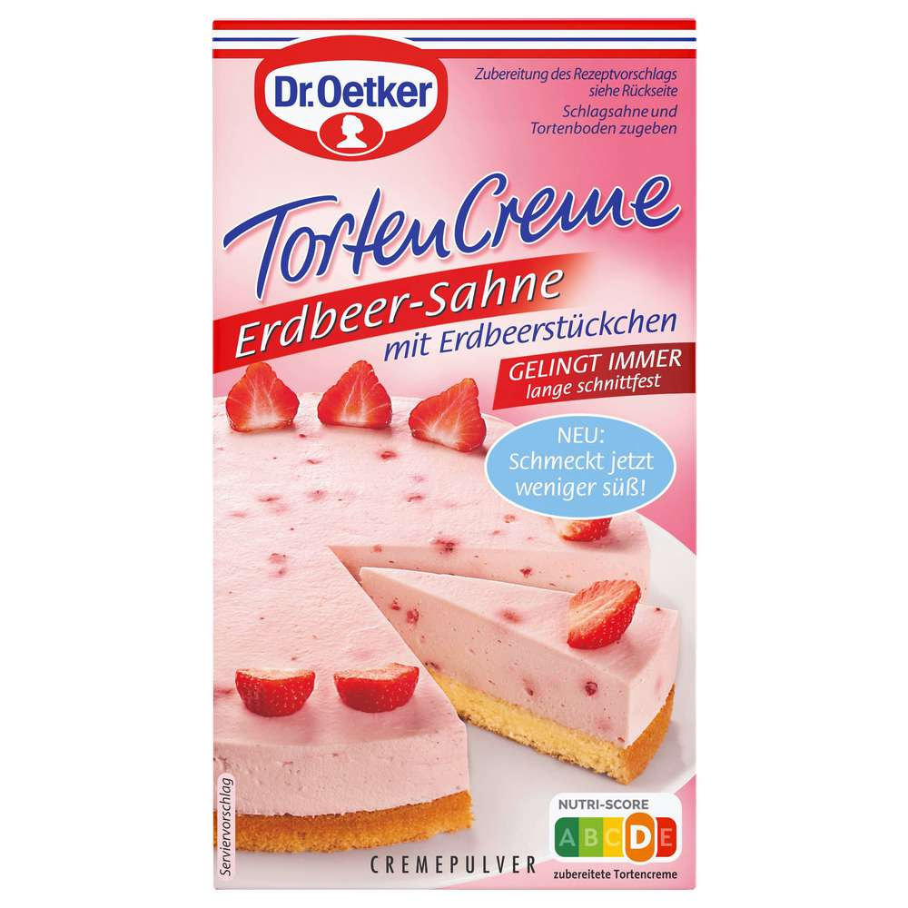 Strawberry cream cake cream
