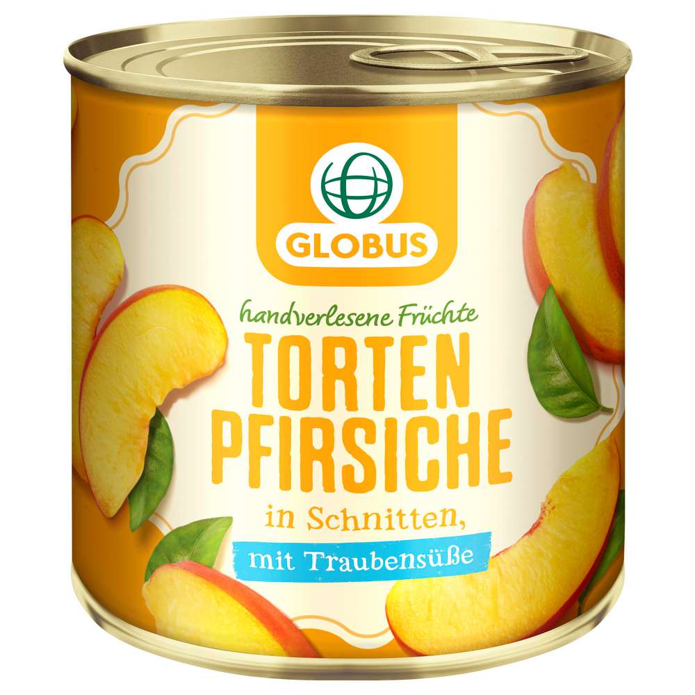 Pie peaches in slices