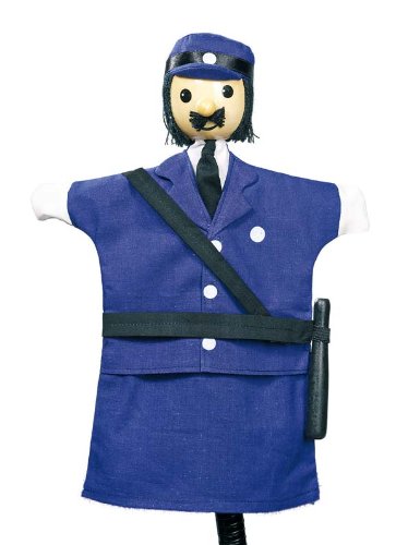 Goki Toys Pure Wooden Handpuppet (Policeman)