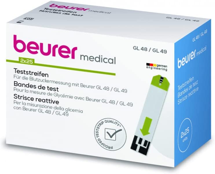 Beurer GL 48/49 Blood Sugar Test Strips