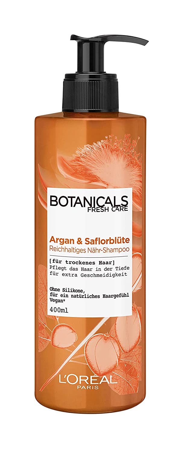 Botanicals strengthening shampoo, without silicone for fine, weakened hair, with ginger and coriander, strengthens the hair and reduces hair breakage