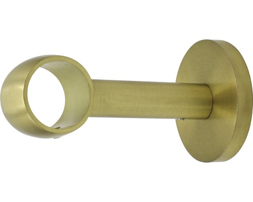 Carrier noble 1-track for Gent brass matt Ø 25 mm 8 cm long