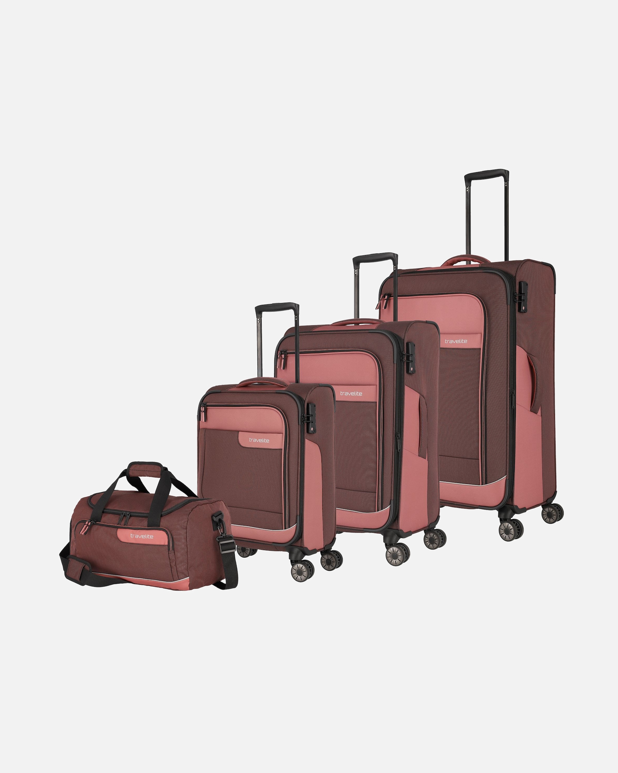 Travelite suitcase VIIA 4-wheel suitcase set 4 pieces.