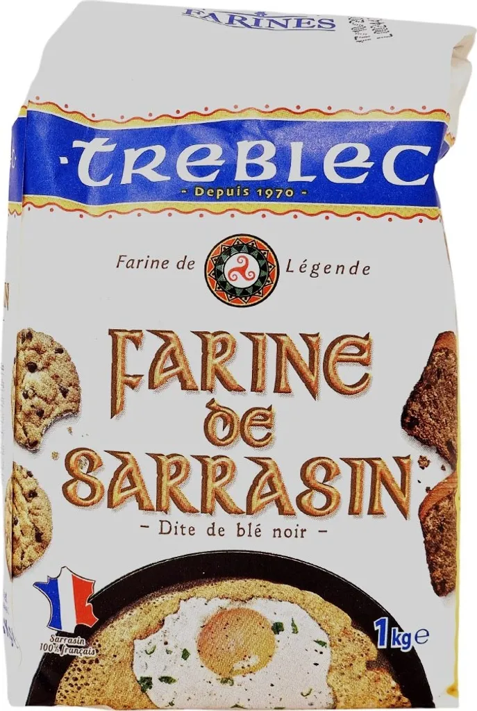 Treblec Farine de Sarrasin buckwheat flour 1 KG from France