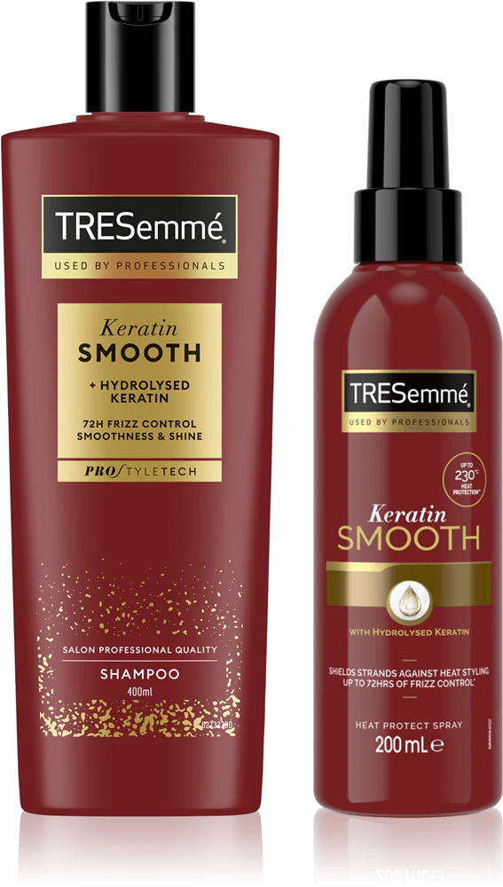 TRESemmé Keratin Smooth beneficial pack for shiny and supple hair