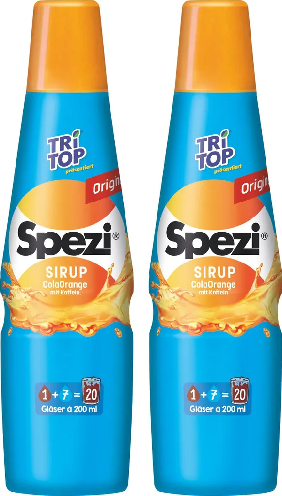 Tri Top Getränke-Sirup Spezi Cola Orange 500ml (2er Pack)