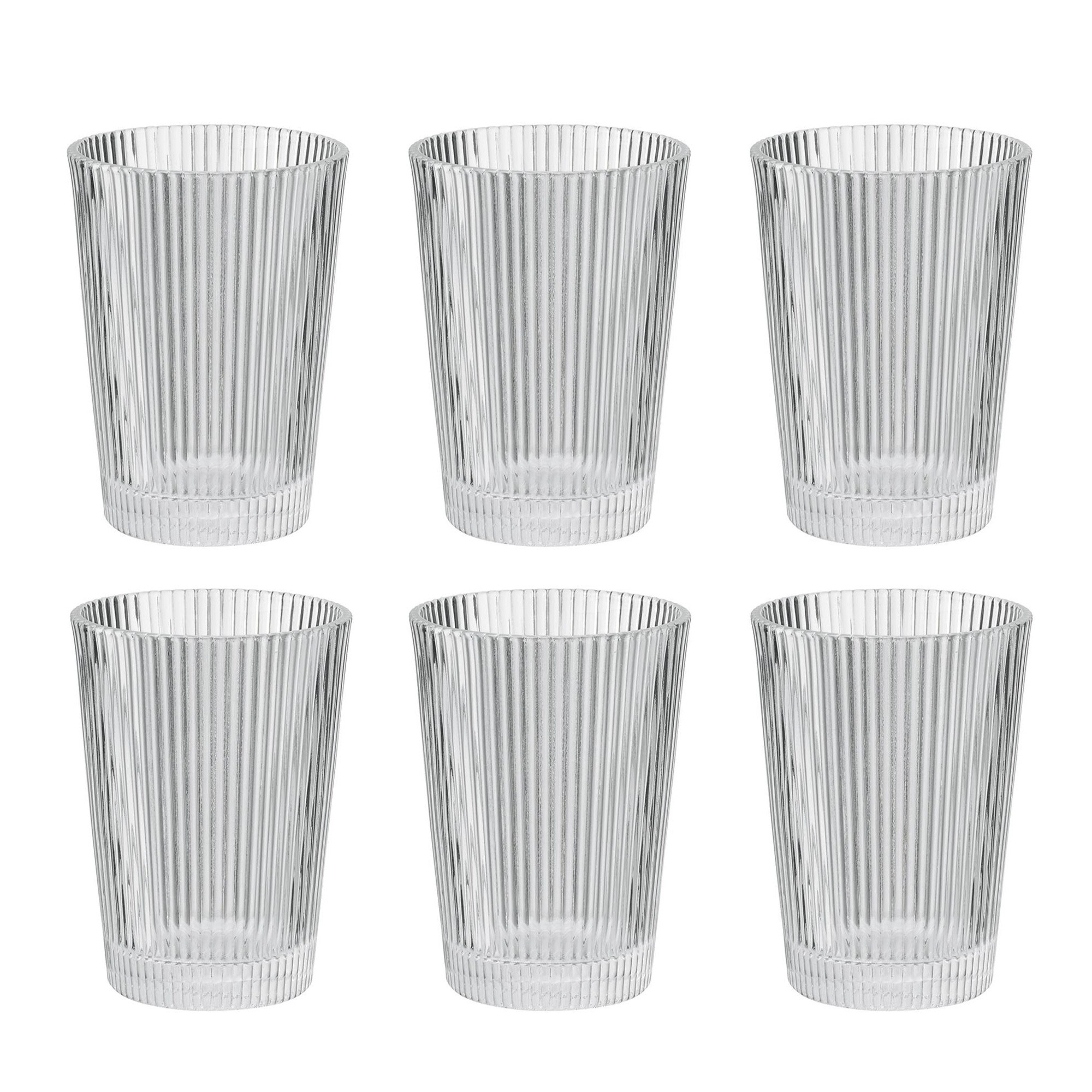 Drinking glasses, 0,33 l. - 6 pieces Pilastro Stelton