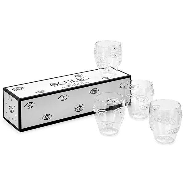 Oculus drinking glasses (4 pieces) by Jonathan Adler