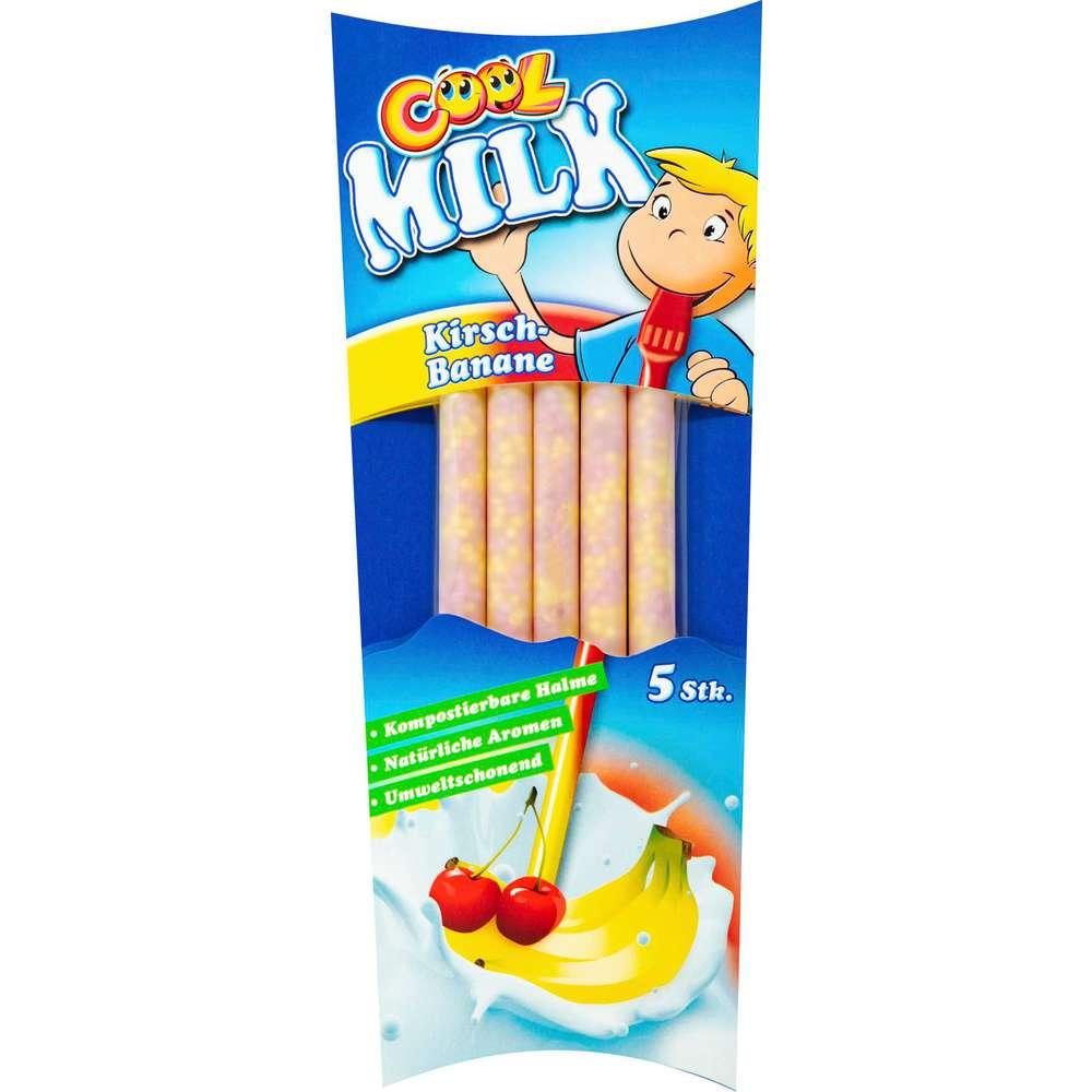 Drinking straw aroma pearls, cherry-banana