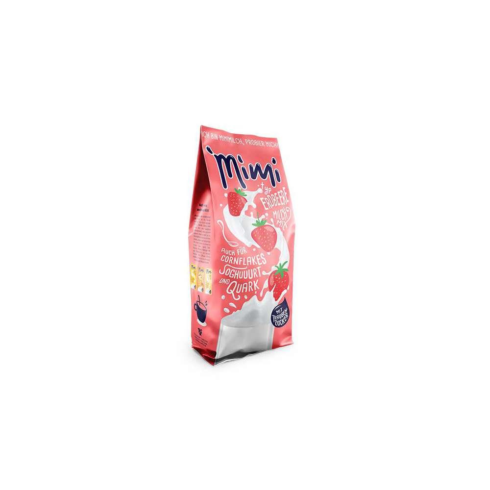 Drinking powder, strawberry milk mix