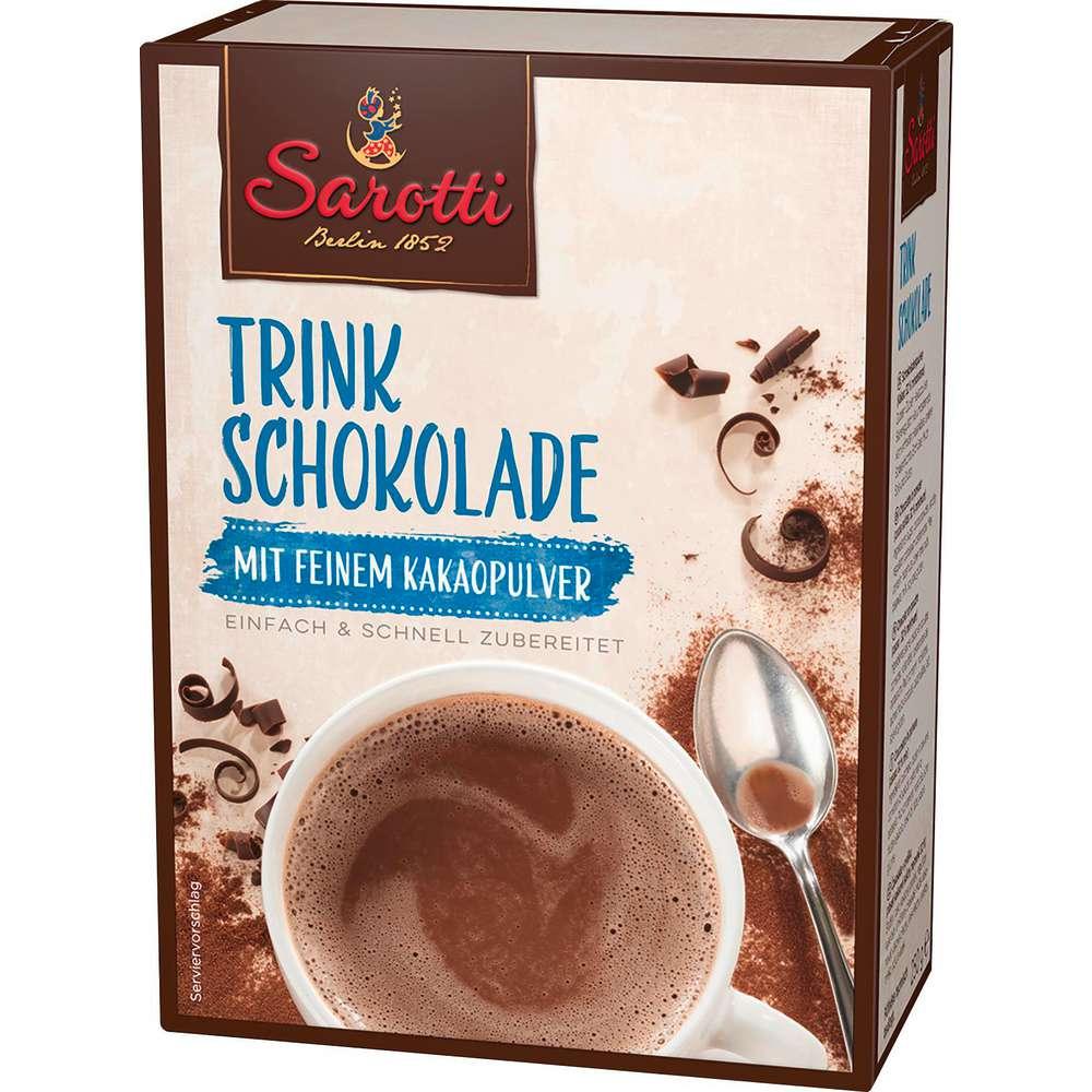 Drinking chocolate with fine cocoa powder