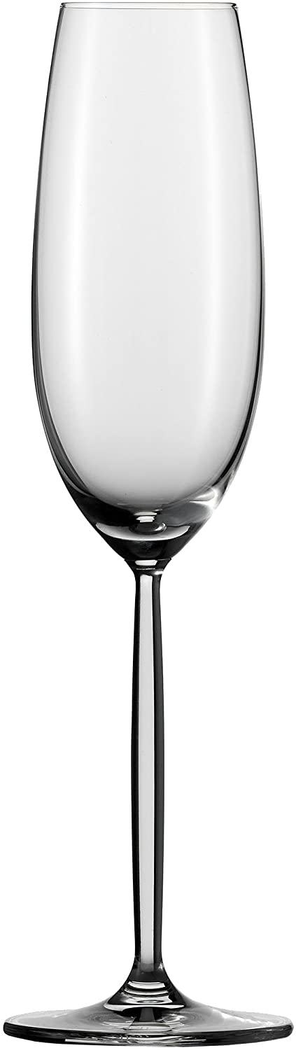 Schott Zwiesel Diva Champagne Flute Glass, Colourless, 7.2 cm, 2