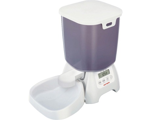 Cat Mate automatic dry feeder 26x21x37 cm white