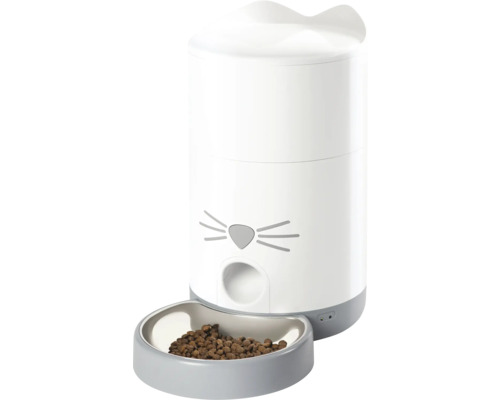 catit Pixi Smart dry feeder white, controllable and programmable via free app, up to 12 meals per day, airtight