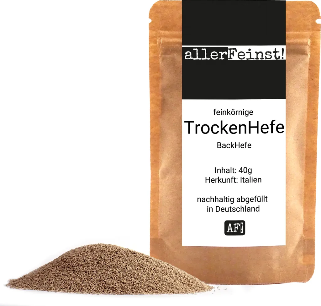 Dry yeast - fine-grained premium dry yeast / baker's yeast for e.g. ciabatta, pizza dough, cakes, pastries, and much more - 40g