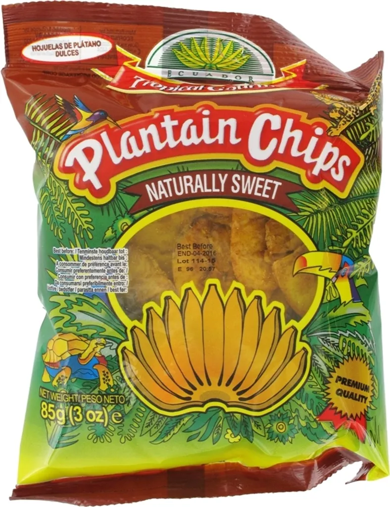 TROPICAL GOURMET Sweet Banana Chips 85g | naturally sweet | from Ecuador